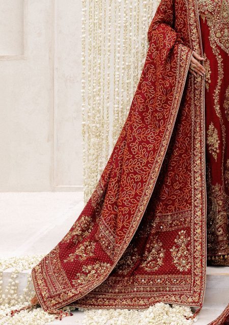 AIK Atelier - WEDDING FESTIVE '25 - VOL. 2 - RED MEDIUM SILK SHAWL