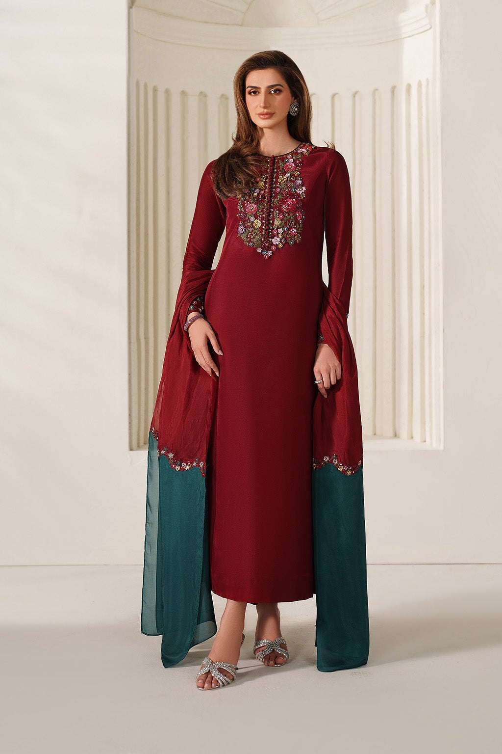 Iznik Luxury Festive Formal 25- UE-612  Ramen Silk