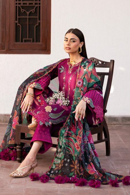 Jazmin - Embroidered Luxury Lawn SL26-D01