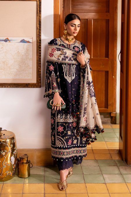 Jazmin - Embroidered Luxury Lawn SL26-D07