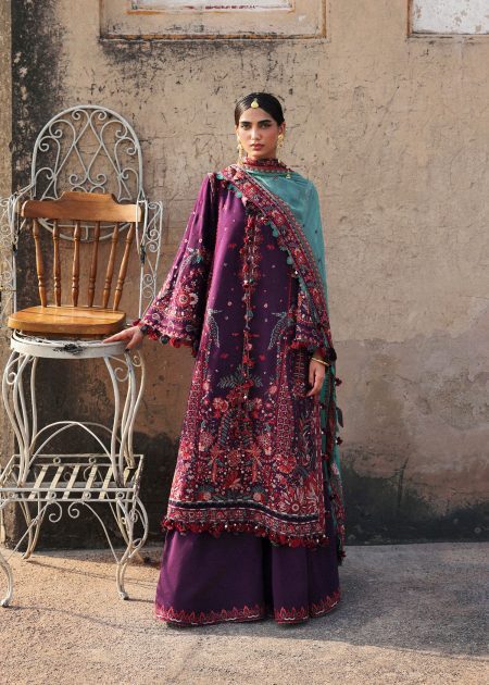Hussain Rehar KARANDI UNSTITCHED 25- Sultana
