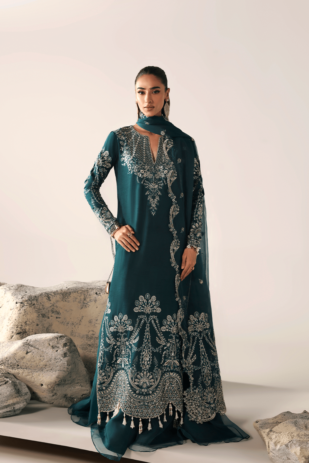 Emaan Adeel Serein Luxe Silk- Starlight Sway