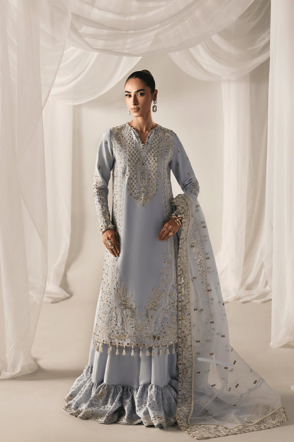 Emaan Adeel Serein Luxe Silk- OPULENT OASIS