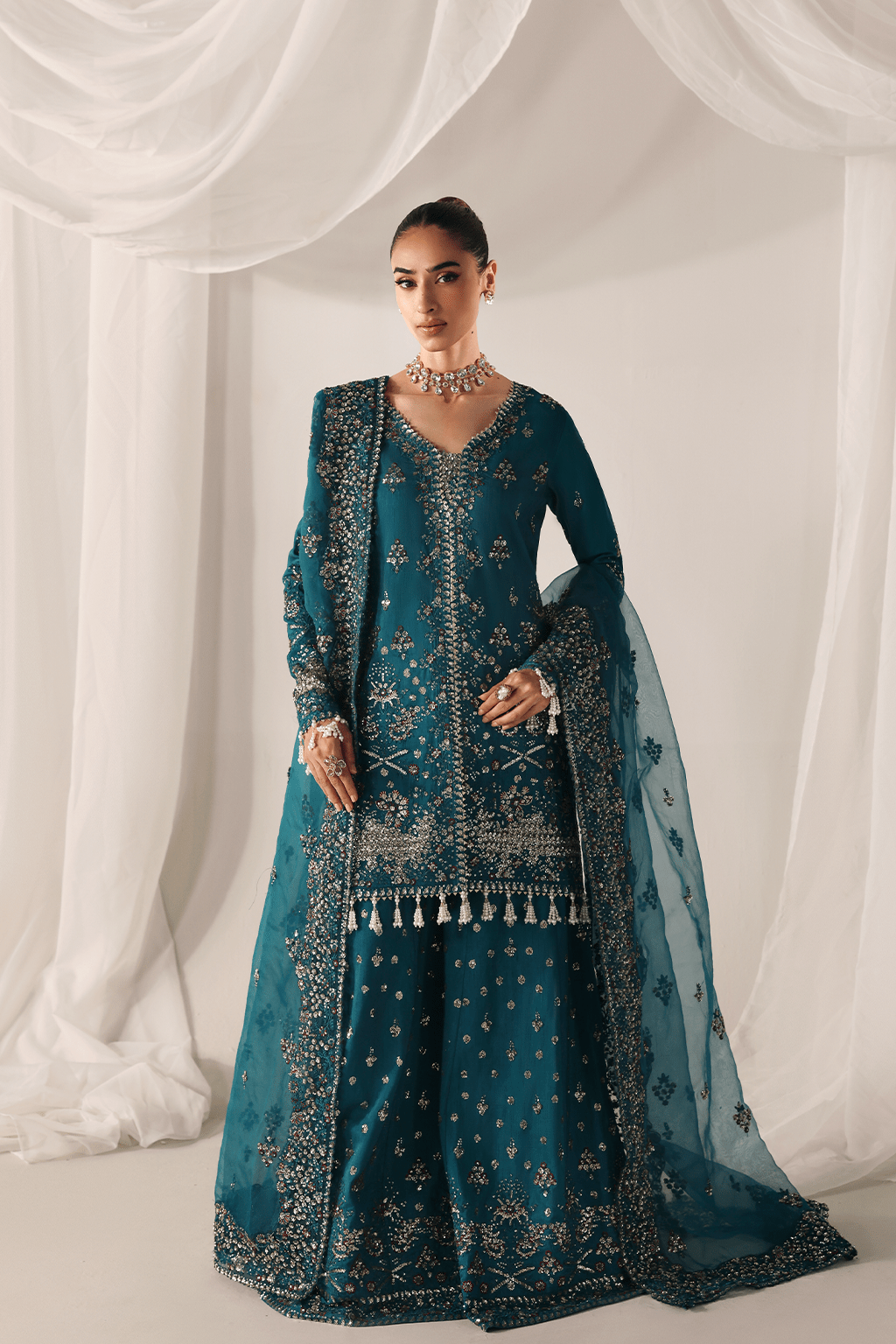 Emaan Adeel Serein Luxe Silk- MOONLIT NIGHT