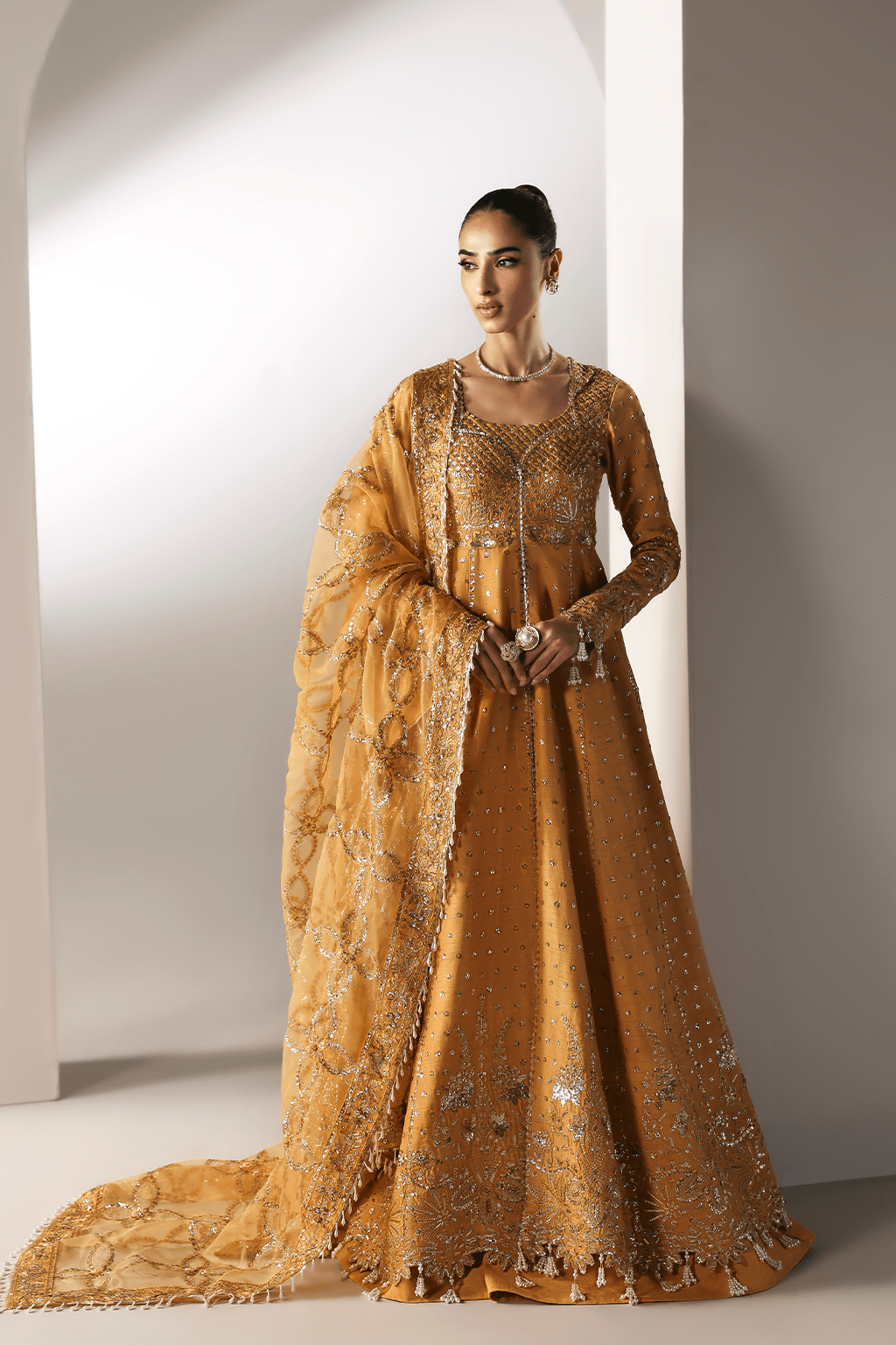 Emaan Adeel Serein Luxe Silk- GOLDEN HOUR