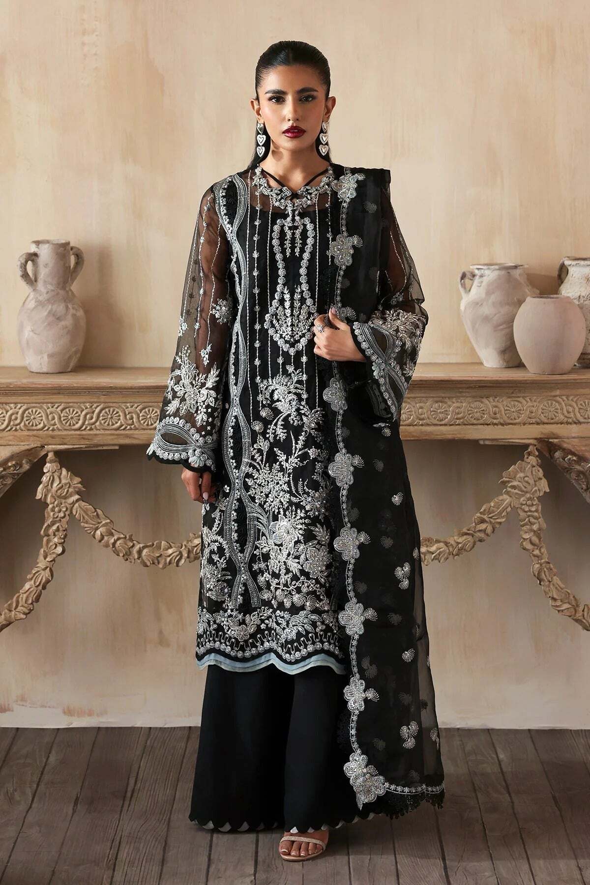 Jahanara By Zarposh Embroidered Festive'25 3 Piece