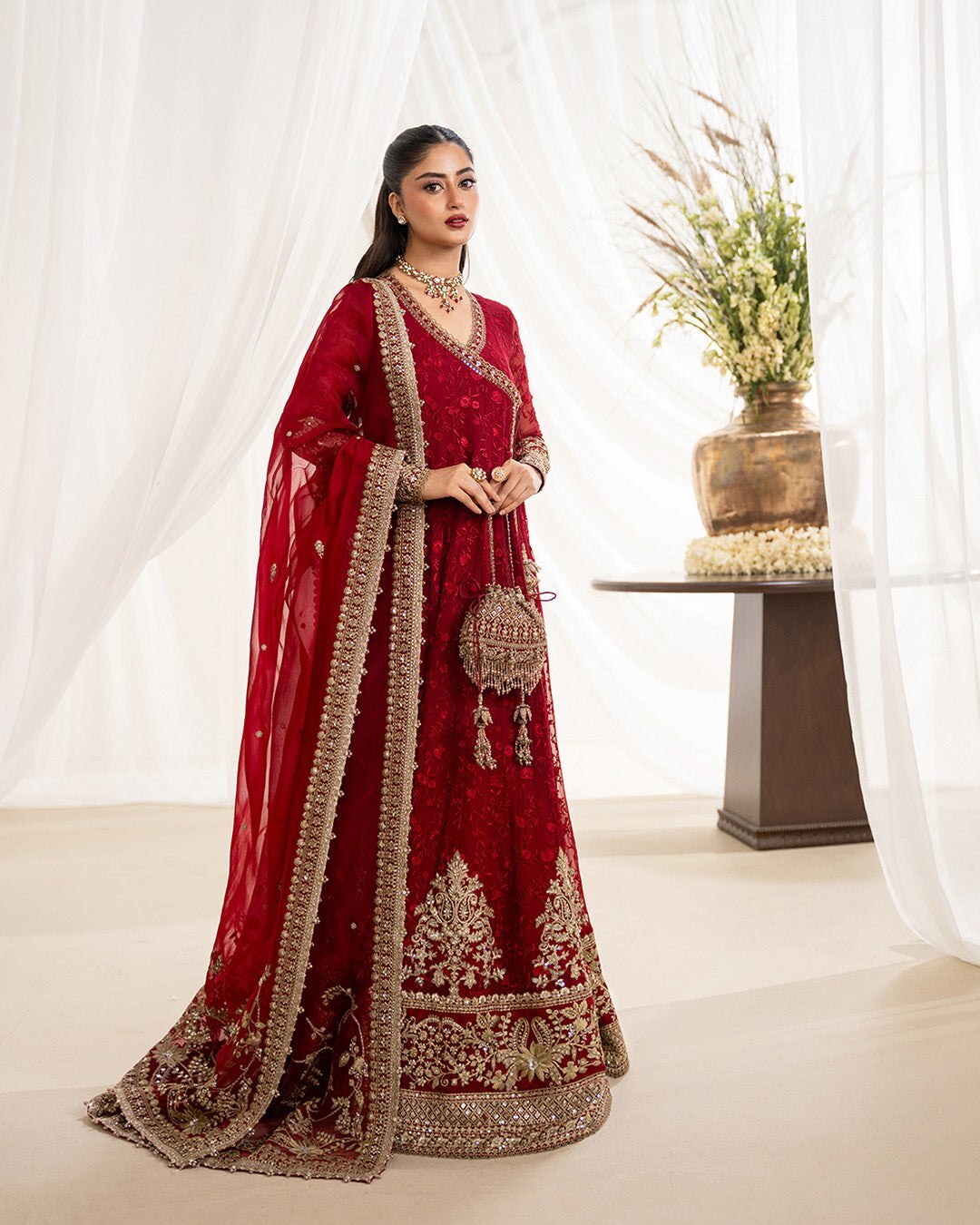 Faiza Saqlain Rua Unstitched Festive - Gul