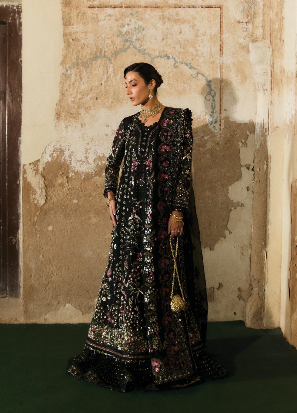 Freeshia by Suffuse Embroidered Organza Unstitched 3Pc Suit - ZABEEN