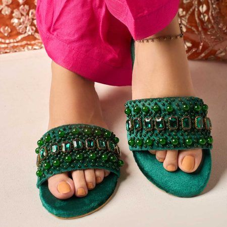 Dazzle by Sarah - Alexis Slider (Bottle Green)
